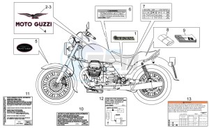 California Black Eagle 1100 drawing Plate set-decal-op.handbooks