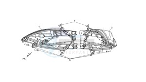 MAXSYM 400 EFI drawing TAIL LIGHT - REAR SUSPENSION