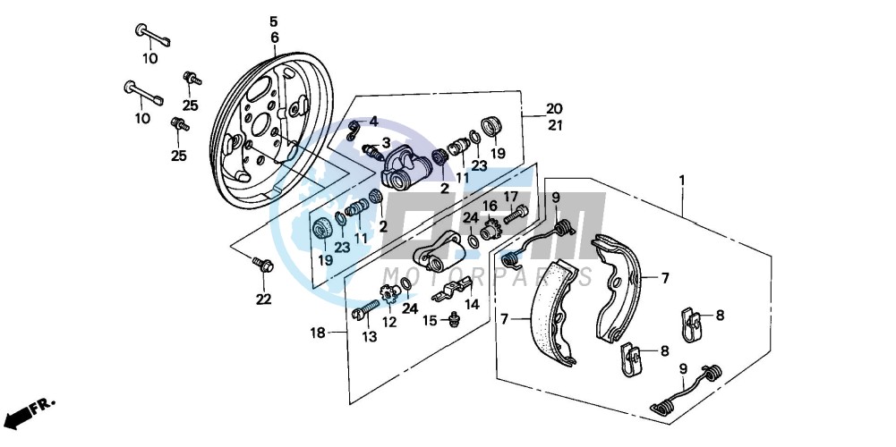 FRONT BRAKE PANEL