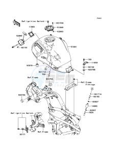 VERSYS_ABS KLE650DCF XX (EU ME A(FRICA) drawing Fuel Tank