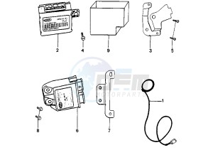 SV 100 L - 100 cc drawing ELECTRONIC ANTITHEFT