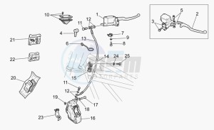 California 1100 EV PI Cat. EV PI Cat. drawing Rh front brake system