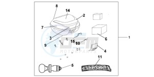 CBF10009 Ireland - (EK) drawing 35L TOPBOX PEARL COOL WHITE