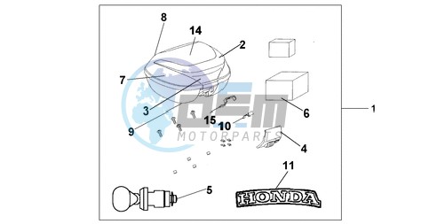 35L TOPBOX PEARL COOL WHITE