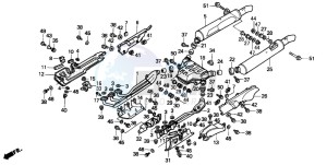 GL1500SE GOLDWING SE drawing EXHAUST MUFFLER (GL1500SEP/SER/SES/SET)