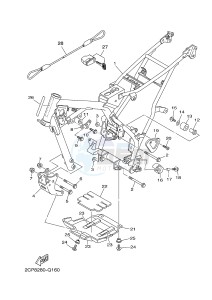 TT-R125 TT-R125LW (2CP8) drawing FRAME