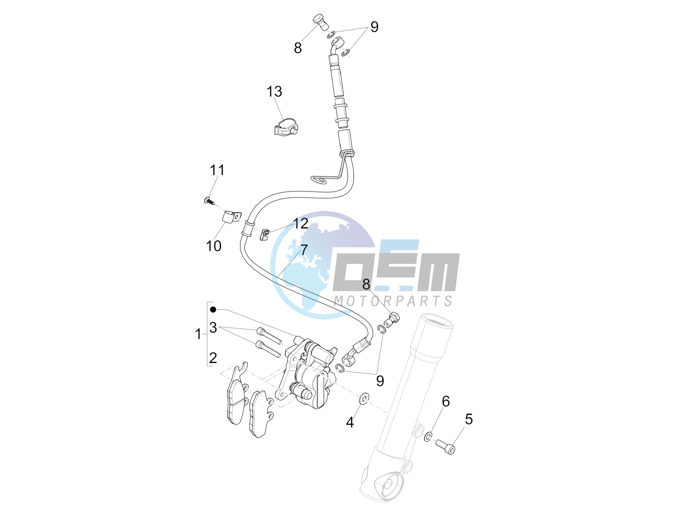 Brakes hose  - Calipers