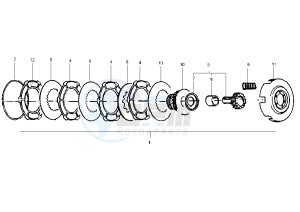 PX 125-150-200 drawing Clutch