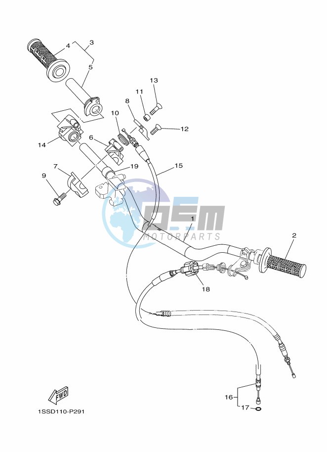 STEERING HANDLE & CABLE