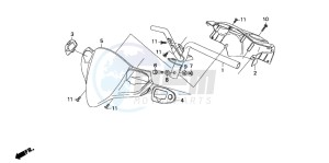 SZX50X X8R-X drawing HANDLE COVER/ STEERING HANDLE