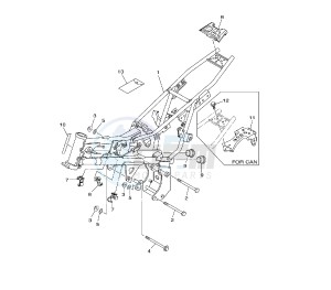 TT R 110 drawing FRAME