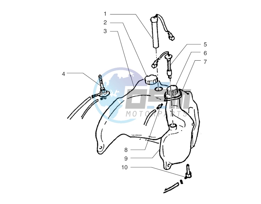 Fuel tank-Oil tank