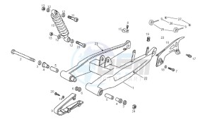 RCR_SMT 50 drawing Swing arm - Shock absorber