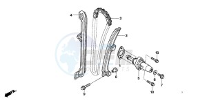 TRX680FA drawing CAM CHAIN/TENSIONER