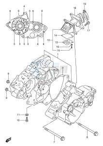 RM80 (E24) drawing CRANKCASE