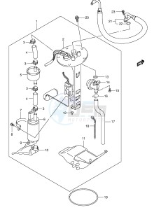 AN400 (E2) Burgman drawing FUEL PUMP