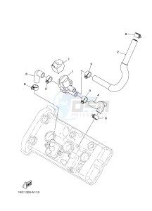 MT09A MT-09 ABS 900 (2DRN) drawing AIR INDUCTION SYSTEM