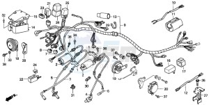 VT1100C2 drawing WIRE HARNESS (VT1100C)