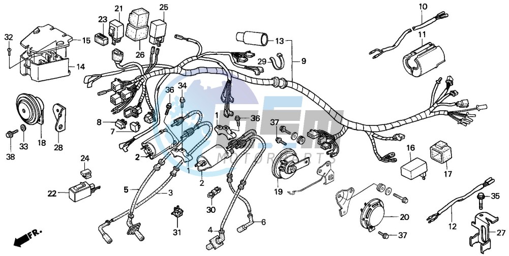 WIRE HARNESS (VT1100C)