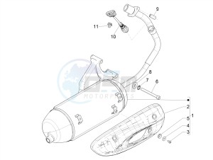 LIBERTY 50 IGET 4T 3V 25KMH E4 NO ABS 25km/h (EMEA) drawing Silencer