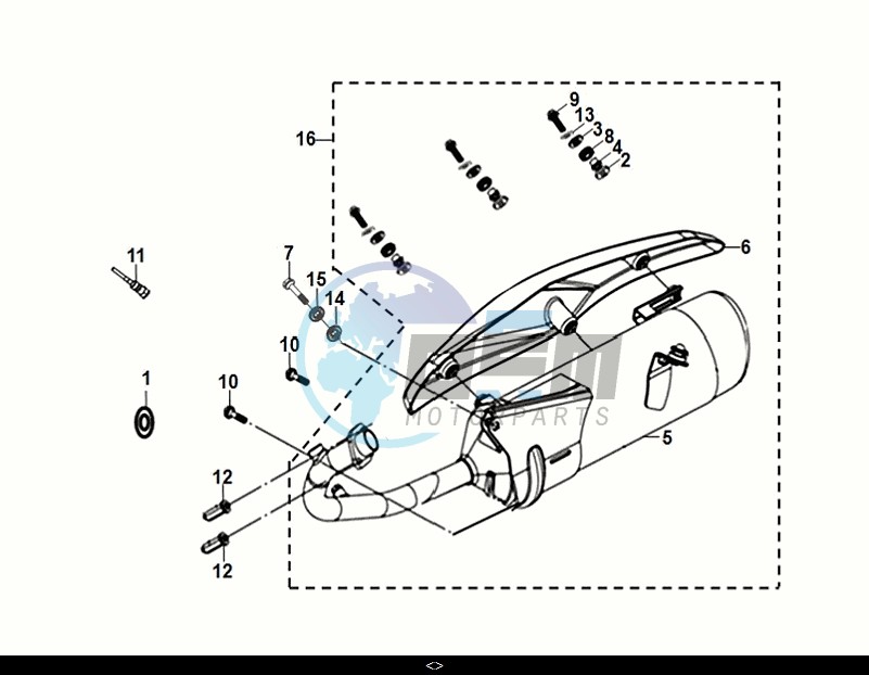 EXHAUST MUFFLER