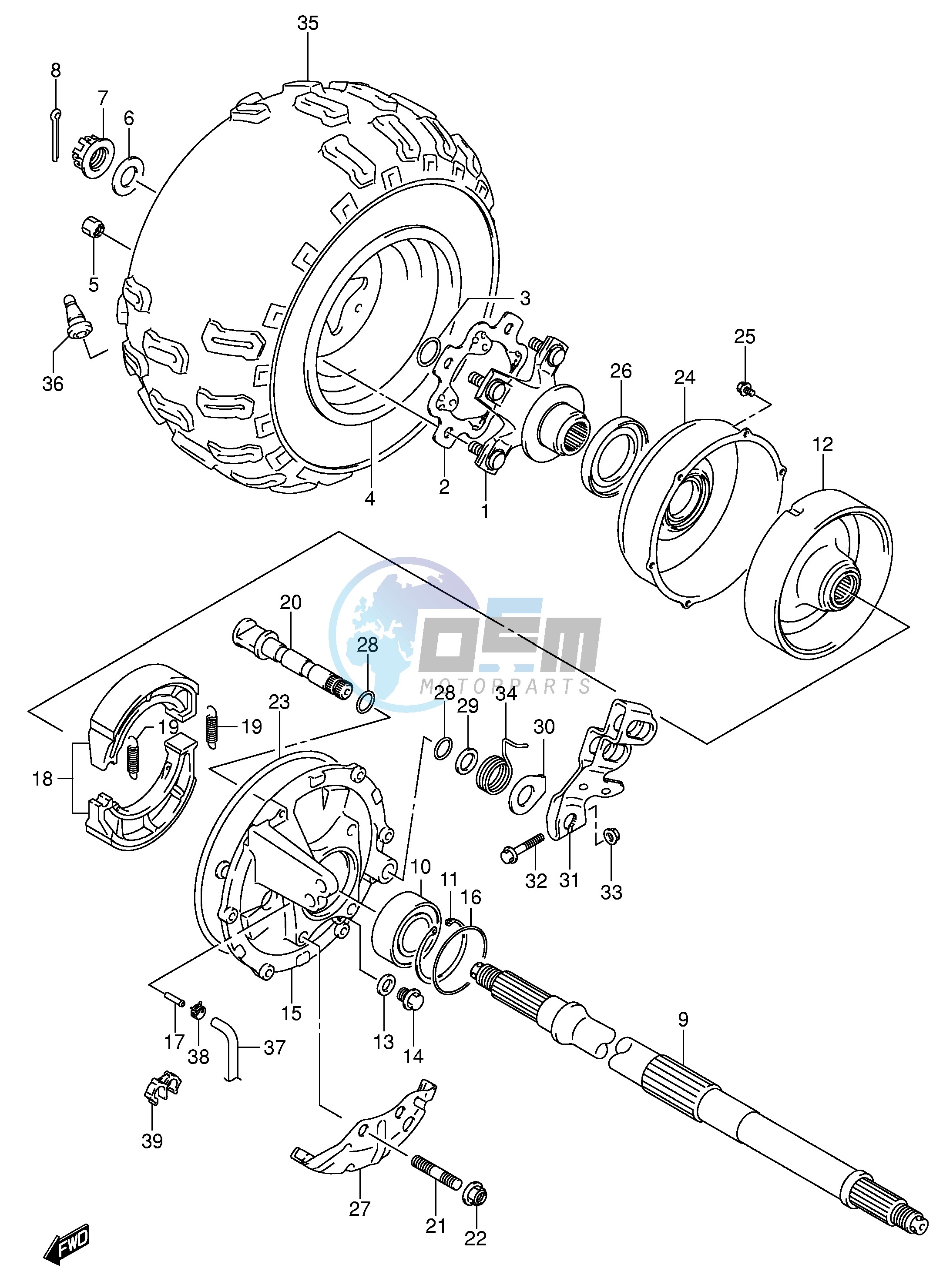 RIGHT REAR WHEEL