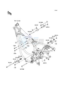 W800 EJ800ABS GB XX (EU ME A(FRICA) drawing Engine Mount