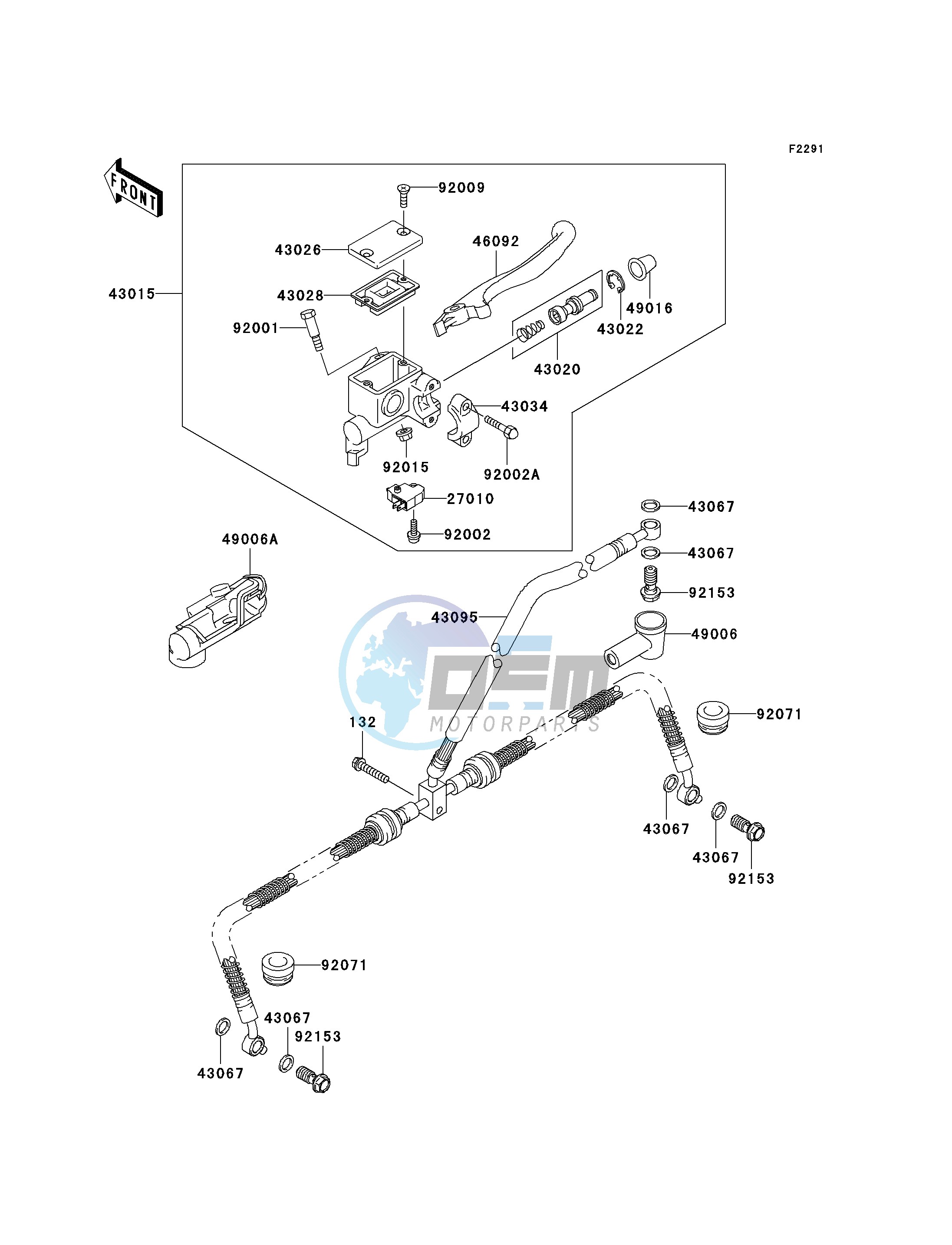 FRONT MASTER CYLINDER