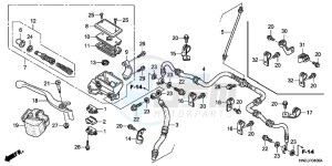 VFR800FH 2ED - (2ED) drawing MIRROR