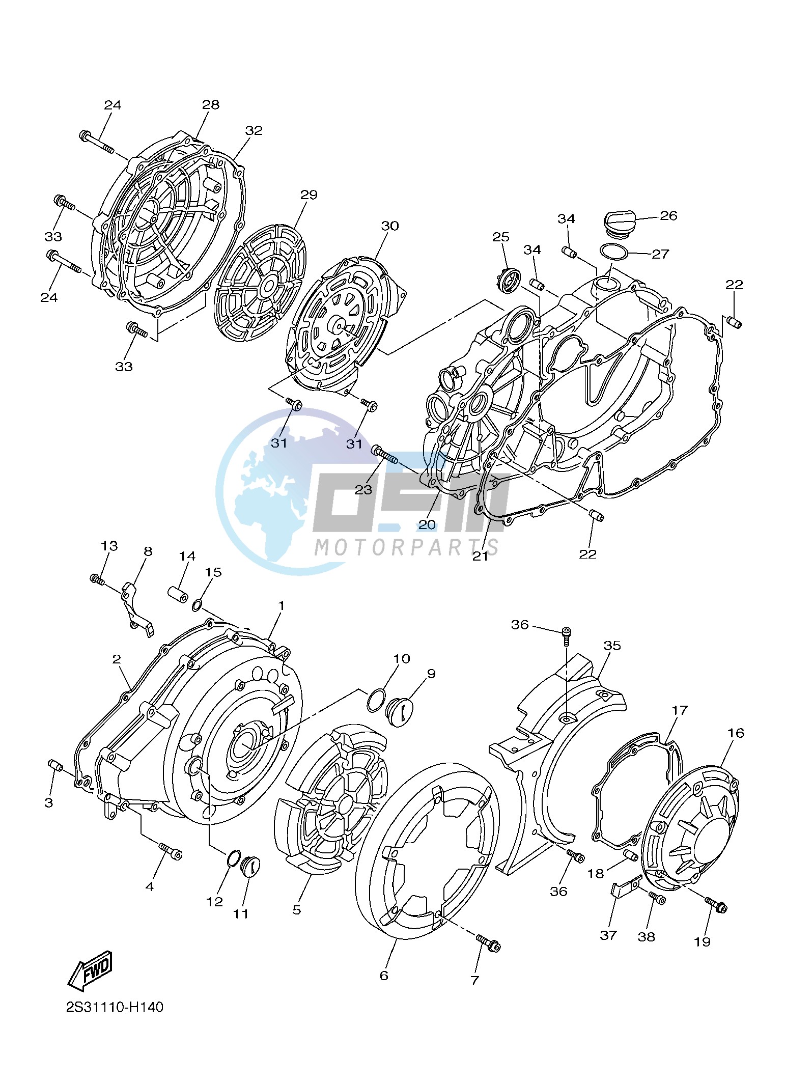 CRANKCASE COVER 1