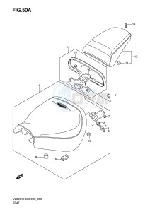 VZ800 (E3-E28) MARAUDER drawing SEAT (VZ800Z)