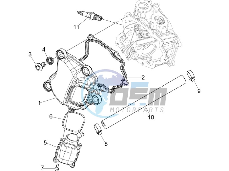 Cylinder head cover