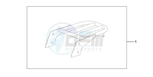 VT750C9 Korea - (KO / MK) drawing REAR CARRIER