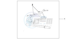 VT750C drawing MAINTENANCE STAND