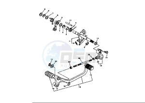 XVS A DRAG STAR CLASSIC 1100 drawing SHIFT SHAFT