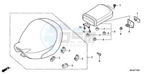 VT750C9 Australia - (U / MME) drawing SEAT