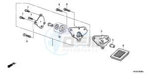 TRX90XB drawing OIL PUMP