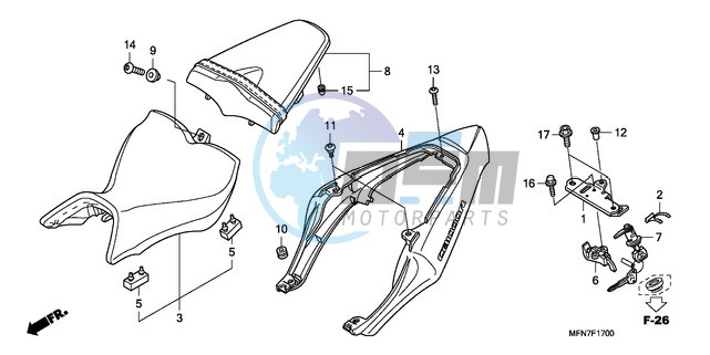 SEAT/SEAT COWL