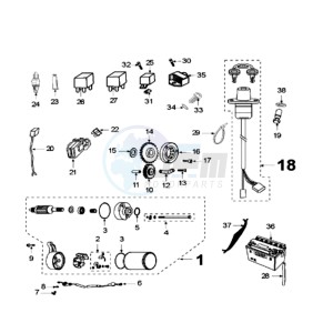 XPS 125CT EU drawing ELECTRIC PART