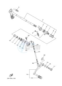 XT1200ZE SUPER TENERE ABS (2KB1 2KB2) drawing SHIFT SHAFT