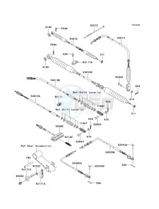 KAF 950 B [MULE 3010 DIESEL 4X4] (B7F) B7F drawing CABLES-- JK1AFDB1 6B511026 - - -