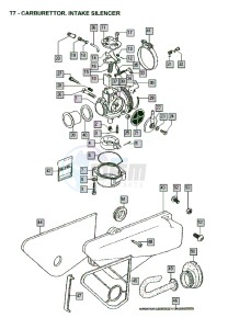 FLEXER_XL_25kmh_K8-L0 50 K8-L0 drawing Carburettor-intake silencer