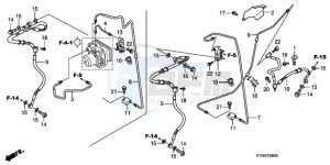 SH300A9 UK - (E / ABS MKH) drawing RR. BRAKE HOSE/BRAKE PIPE