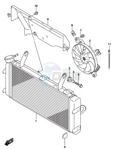 DL1000A drawing RADIATOR