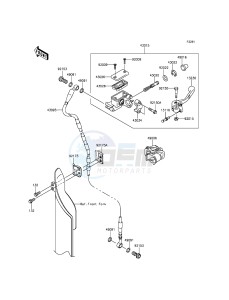 KX250F KX250ZFF EU drawing Front Master Cylinder