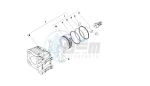 BOULEVARD - 150 CC 4T E3 drawing CYLINDER - PISTON