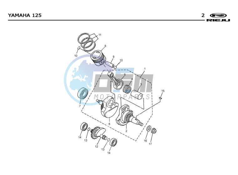 PISTON - CRANKSHAFT  EURO2