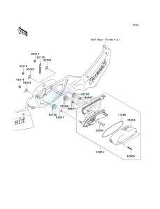 KVF 750 E [BRUTE FORCE 750 4X4I NRA OUTDOORS] (E8F-E9FA) E8F drawing TAILLIGHT-- S- -