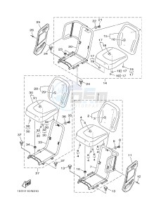 YXM700E YXM700PE YXM700PE (1XP4) drawing SEAT