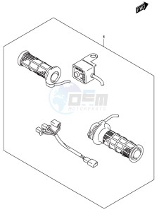 GSX-S1000 A drawing OPTIONAL (GRIP HEATER SET)